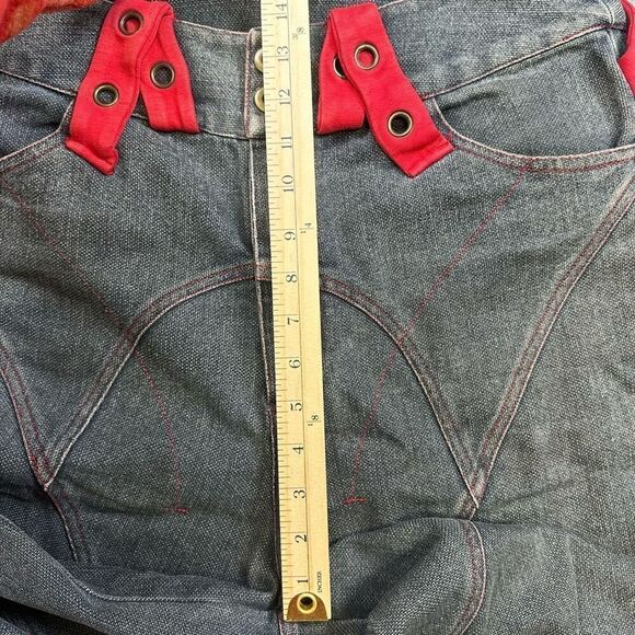 JFC.N.Punk Men’s Size XS Pants Grey Goth Alt Emo Raver Rock Casual Vintage - Picture 9 of 11